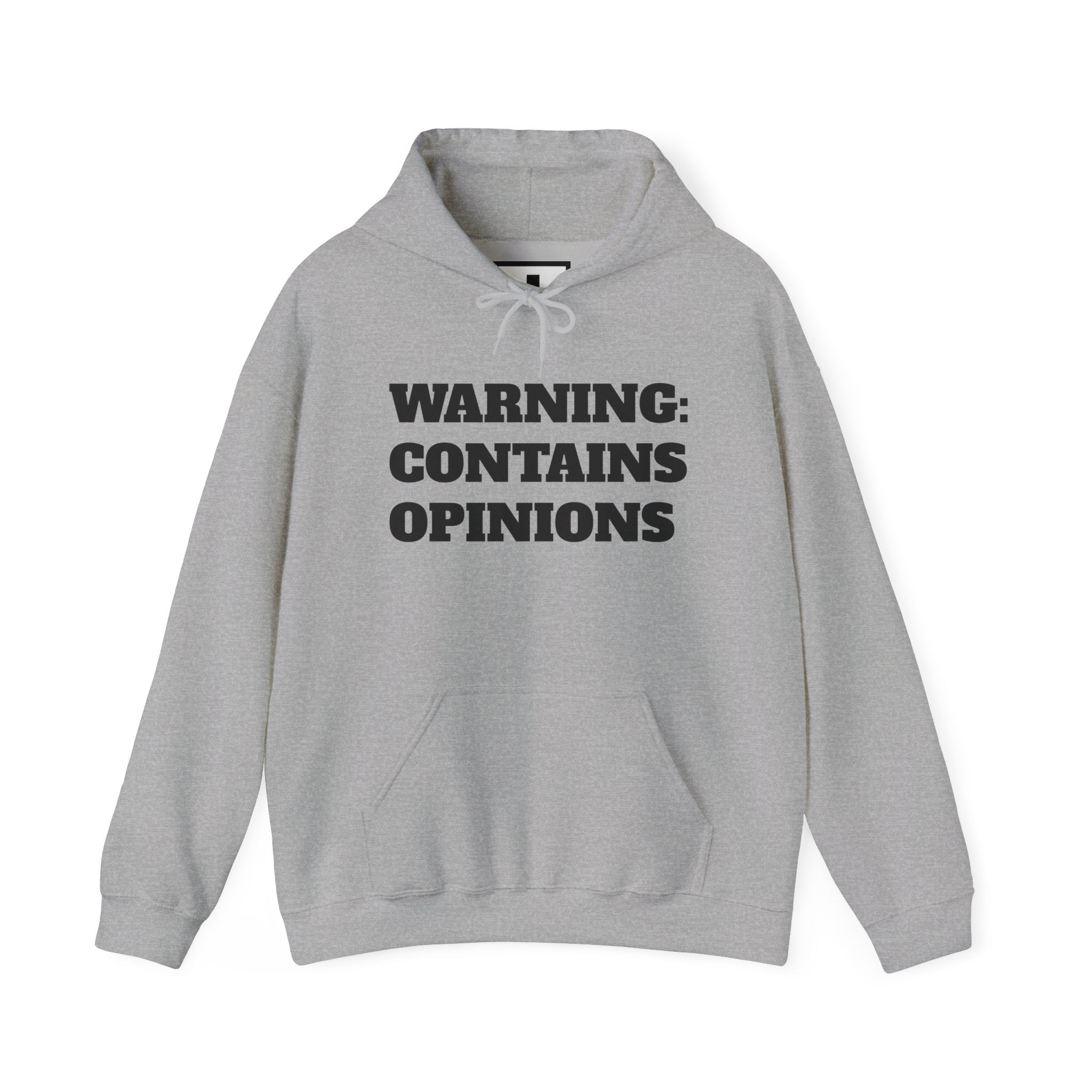 "Warning: Contains Opinions" Hoodie